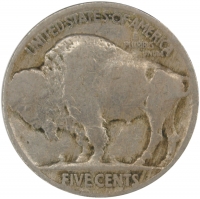 1917 Buffalo Nickel Coin - 2 Feathers FS-401 - Very Good