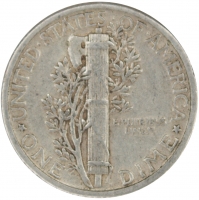 1930 Mercury Silver Dime Coin - Extremely Fine to About Uncirculated