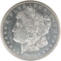 1921-D Morgan Silver Dollar Coin - BU - Semi Proof Like