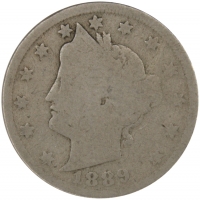 1889 Liberty Head V Nickel Coin - Good