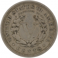 1910 Liberty Head V Nickel Coin - Very Fine