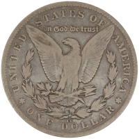 1890-CC Morgan Silver Dollar Coin - Very Good Condition