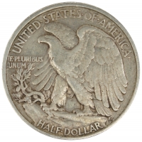 1938 Walking Liberty Silver Half Dollar Coin - Extremely Fine