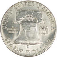 1948 Franklin Silver Half Dollar Coin - BU