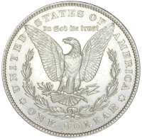 1880-O Morgan Silver Dollar Coin - Borderline Uncirculated