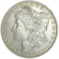 1887-O Morgan Silver Dollar Coin - Borderline Uncirculated
