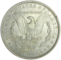 1890 Morgan Silver Dollar Coin - Borderline Uncirculated