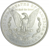 1891-S Morgan Silver Dollar Coin - Borderline Uncirculated