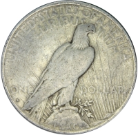 1934-S Peace Silver Dollar Coin - Very Fine