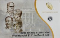 2013 U.S. Presidential Dollar Proof Coin Set