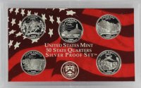 2006 U.S. State Quarter Silver Proof Coin Set