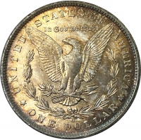 1883-O Morgan Silver Dollar Coin - Choice BU - Colorful Tone!