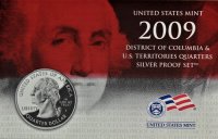 2009 District of Columbia & U.S. Territories Silver Quarter Proof Coin Set