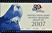 2007 U.S. State Quarter Proof Coin Set - Wholesale Price!