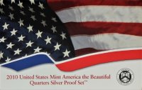 2010 America the Beautiful Silver Quarters Proof Coin Set