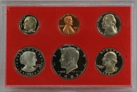 1981 U.S. Proof Coin Set (Type 2 Dollar) - 5/6 Type 2 Coins