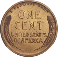 1915 Matte Proof Lincoln Wheat Cent Coin - Lovely Proof