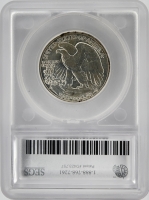 1943-D Walking Liberty Silver Half Dollar Coin - SEGS MS-68