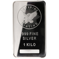 1 Kilo Silver Bar - Sunshine Minting - (Mint Mark SI™)