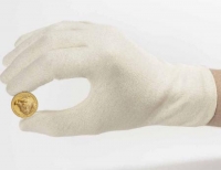 Numismatic White Cotton Gloves - One Pair