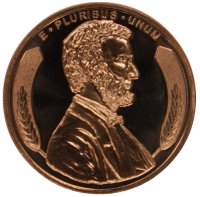 1 oz Copper Round - Lincoln Wheat Cent Design