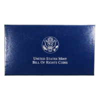 1993 Bill of Rights Commemorative Silver Dollar Set (UNC, 2 Coin)