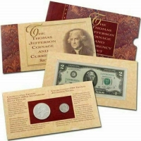 1993 Jefferson Coin and Currency Set - Star Note!