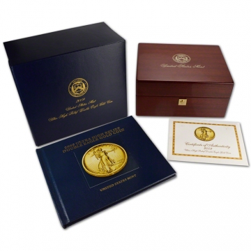 2009 Ultra High Relief Double Eagle Gold Coin - Box, Book & COA (NO Coins)