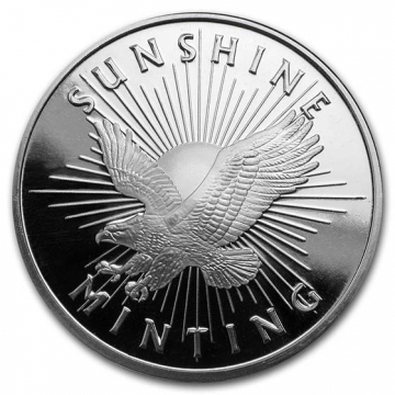 1 oz Silver Round - Sunshine Minting - (Mint Mark SI™)