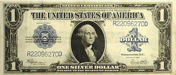 1923 $1.00 Silver Certificate - Large Type - Fine