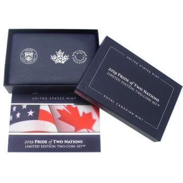 2019 Pride of Two Nations Two-Coin Set Box & COA (NO Coins)