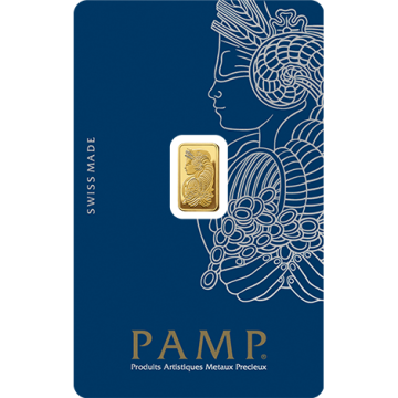 PAMP Suisse Lady Fortuna 1 gram Gold Bar - (Veriscan®, In Assay)