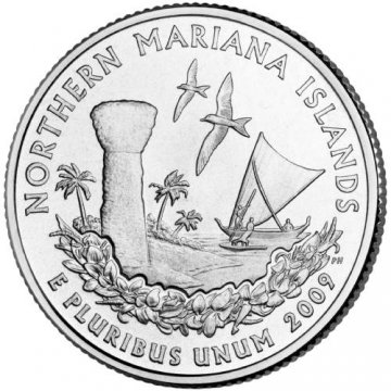 2009 Northern Mariana Islands Territory Quarter Coin - P or D Mint - BU