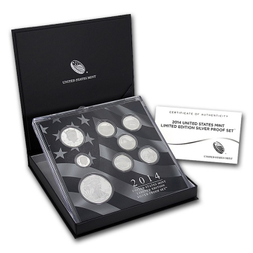 2014 U.S. Limited Edition Silver Proof Coin Set