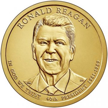 2016 Ronald Reagan Presidential Dollar Coin - P or D Mint