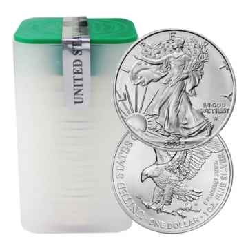 2025 20-Coin 1 oz American Silver Eagle Roll - Never Opened