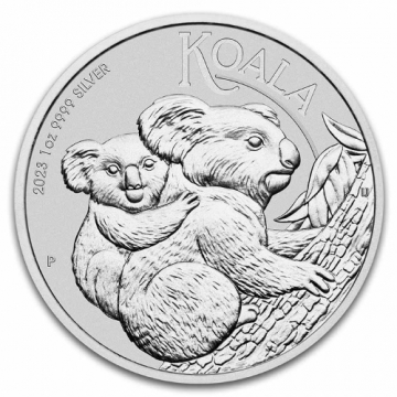 2023 1 oz Australian Silver Koala Coin - Gem BU