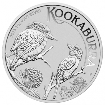 2023 1 oz Australian Silver Kookaburra Coin - Gem BU