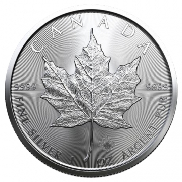 2026 1 oz Canadian Silver Maple Leaf Coin - Gem BU