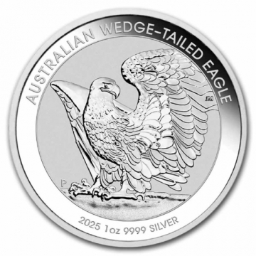 2025 1 oz Australian Silver Wedge Tailed Eagle Coin - Gem BU