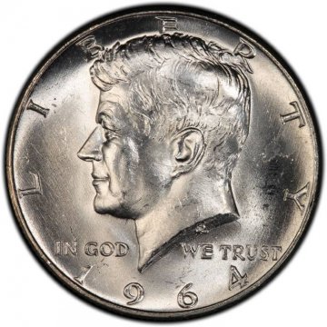 1964-D 90% Silver Kennedy Half Dollar Coin - Choice BU