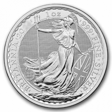 1 oz Great Britain Silver Britannia Coin - Random Date - Gem BU