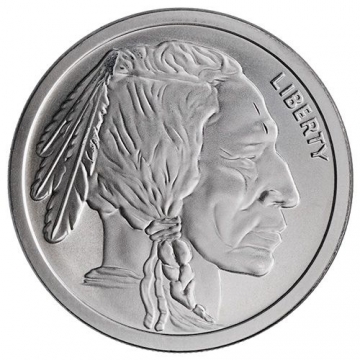 2 oz Silver Round - Buffalo Design
