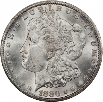1880-CC Morgan Silver Dollar Coin - BU