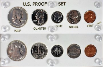 1952 U.S. Silver Proof Coin Set (New Capital Plastic Holder)