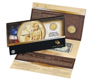 2014 American $1.00 Coin and Currency Set