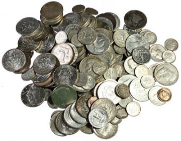 $10.00 Face Value U.S. 90% Silver Coins - Includes Half Dollars!
