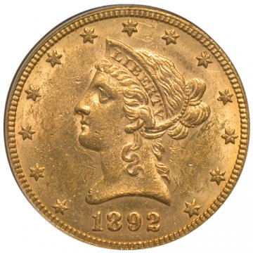 $10.00 Liberty Head Gold Eagle Coins - Random Dates - BU