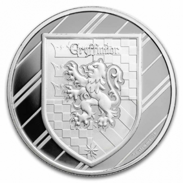 Harry Potter 1 oz Silver Houses : Gryffindor - Gem BU