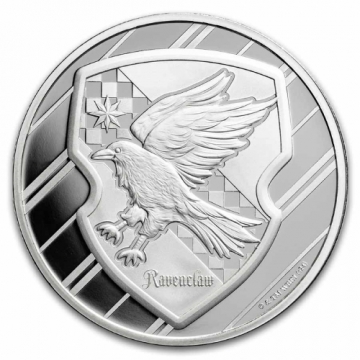 Harry Potter 1 oz Silver Houses: Ravenclaw - Gem BU